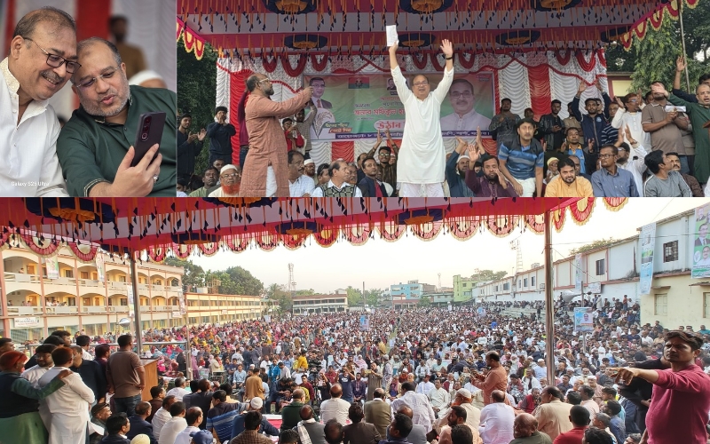 বাগাআঁচড়ায় তৃপ্তির উঠান বৈঠকে বিএনপির নেতাকর্মীদের গণজোয়ার